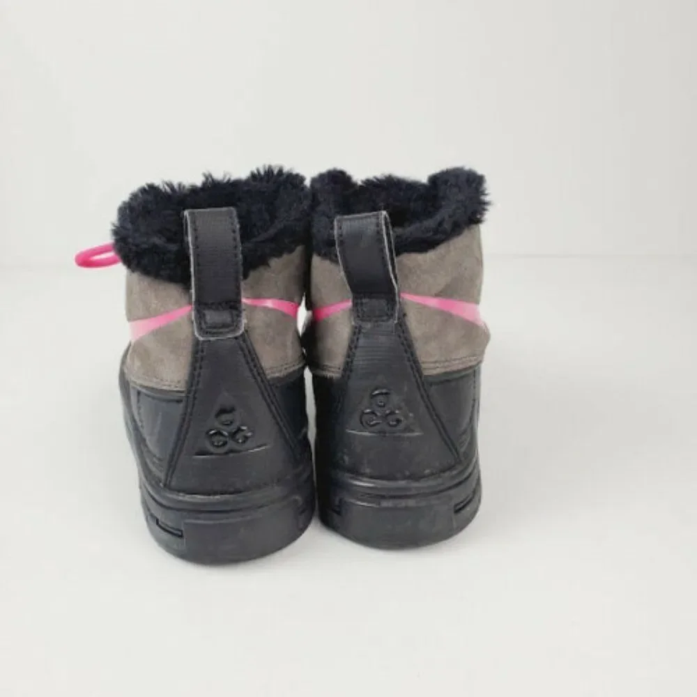Nike Unisex Kids Woodside Winter Boots Size 1Y